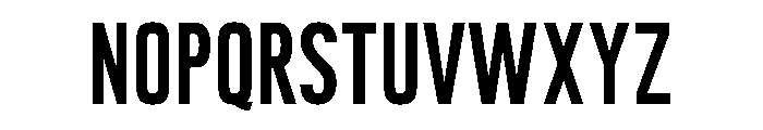 Hydropower Extra Condensed Font UPPERCASE