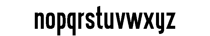 Hydropower Extra Condensed Font LOWERCASE