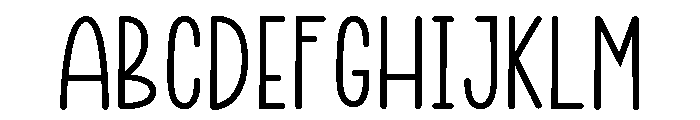 I CROOS Regular Font UPPERCASE