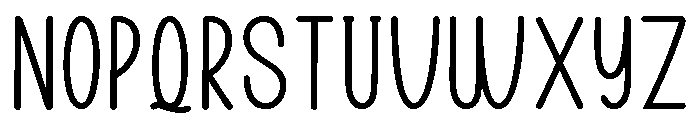 I CROOS Regular Font LOWERCASE