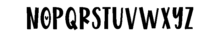I Love Cupid Regular Font LOWERCASE
