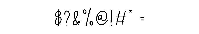 I Love Valentine Font OTHER CHARS