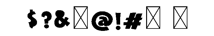 I Pine For You CF Font OTHER CHARS