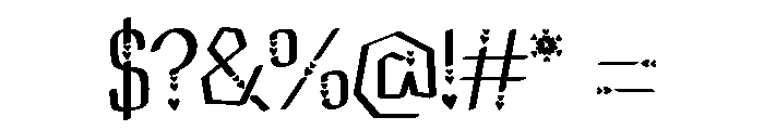 I love you font Font OTHER CHARS