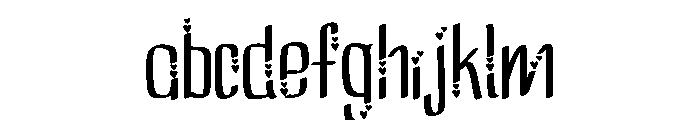 I love you font FONT