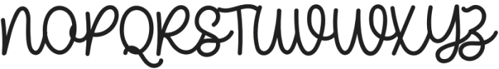 I Heart You Regular otf (400) Font UPPERCASE