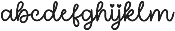 I Heart You Regular otf (400) FONT