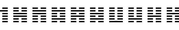 I Ching Font OTHER CHARS