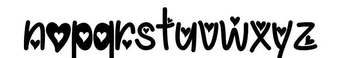 I Found My Valentine Hearted Font LOWERCASE