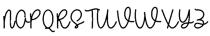 I Love You2 Font UPPERCASE