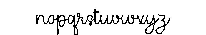 I Love You2 Font LOWERCASE