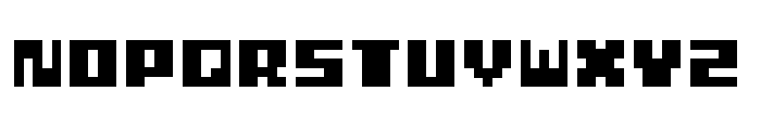 I pixel u Regular Font UPPERCASE