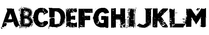 I've got rabies Regular Font UPPERCASE