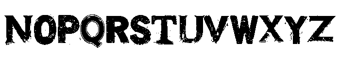 I've got rabies Regular Font UPPERCASE