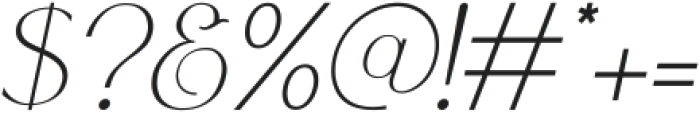 IAM BLACK Italic otf (900) Font OTHER CHARS