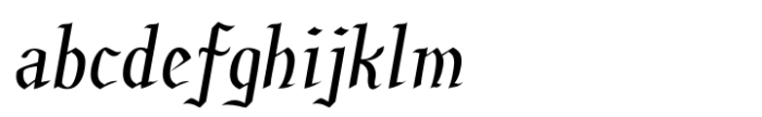 Ian Segoe Oblique Laud Font LOWERCASE