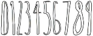 Ibrat Calligraphy Outline otf (400) Font OTHER CHARS
