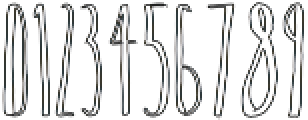 Ibrat Calligraphy Outline ttf (400) Font OTHER CHARS