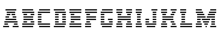 IBM Logo Regular Font UPPERCASE
