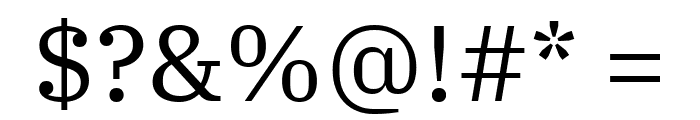 IBM Plex Serif Font OTHER CHARS