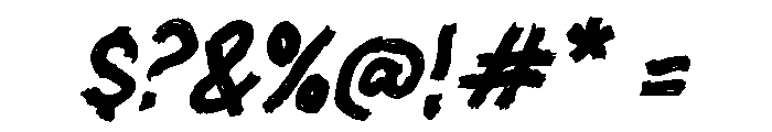 IBRAN Font OTHER CHARS