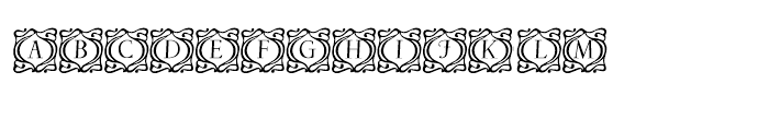 Ibarra Decorative Font UPPERCASE