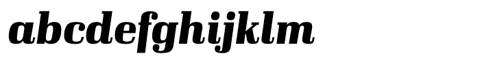 Ibis Display Black Italic Font LOWERCASE
