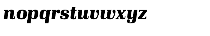 Ibis Display Black Italic Font LOWERCASE
