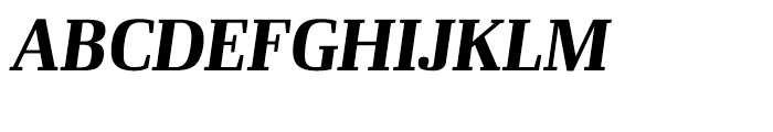 Ibis Display Bold Italic Font UPPERCASE