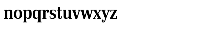 Ibis Display Condensed Semi Bold Font LOWERCASE