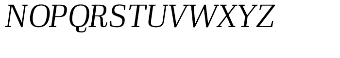 Ibis Display Extra Light Italic Font UPPERCASE