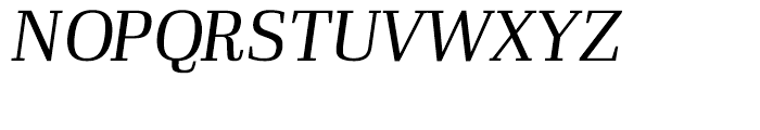 Ibis Display Light Italic Font UPPERCASE