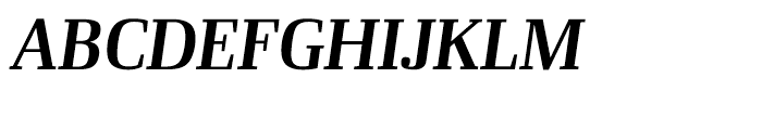 Ibis Display Semi Bold Italic Font UPPERCASE