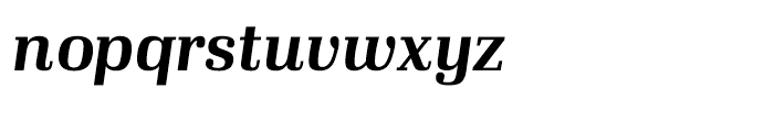 Ibis Display Semi Bold Italic Font LOWERCASE