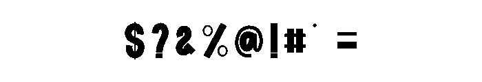 Ice Box Font OTHER CHARS