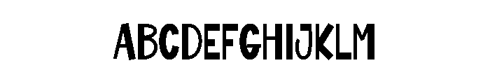 Ice Box Font UPPERCASE