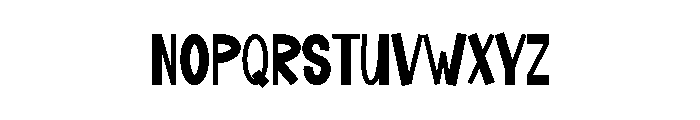 Ice Box Font LOWERCASE