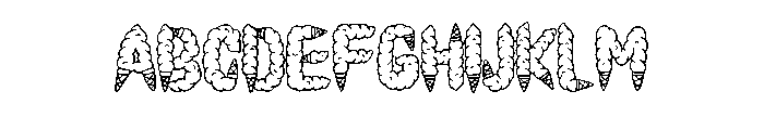 Ice Cream Cone By Squee Regular FONT
