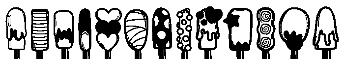 Ice Cream Doodle FONT