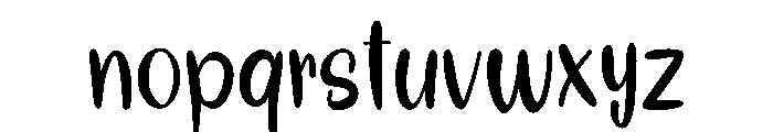 Ice Cream Trifle Font LOWERCASE