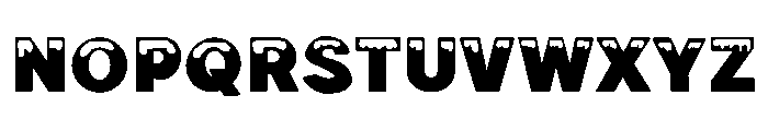 Ice frosty Font UPPERCASE