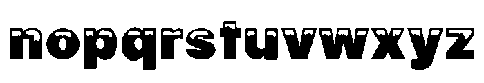 Ice frosty Font LOWERCASE