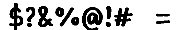 Ice pop Font OTHER CHARS