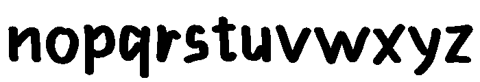Ice pop Font LOWERCASE