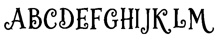 Icelynne Font UPPERCASE