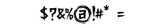 IchimanShokai Font OTHER CHARS