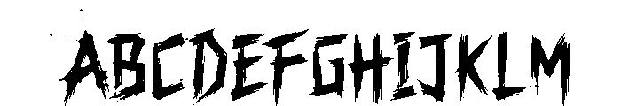 IchimanShokai Font UPPERCASE