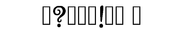 Ichne Regular Font OTHER CHARS
