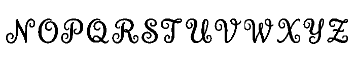 Ichne Regular Font LOWERCASE