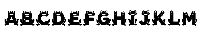 Icon Regular Font UPPERCASE